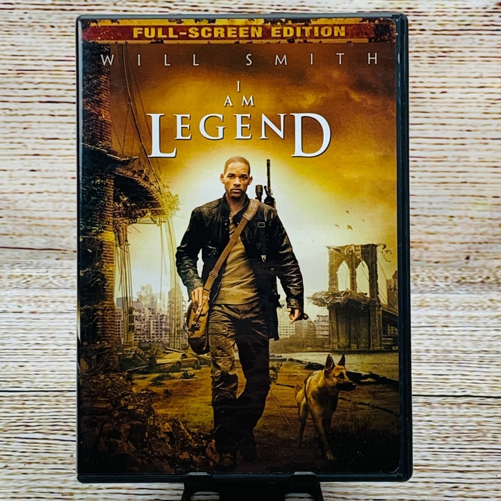 I Am Legend [2007 DVD] Full Screen Edition Will Smith Action Adventure‎ Movie
